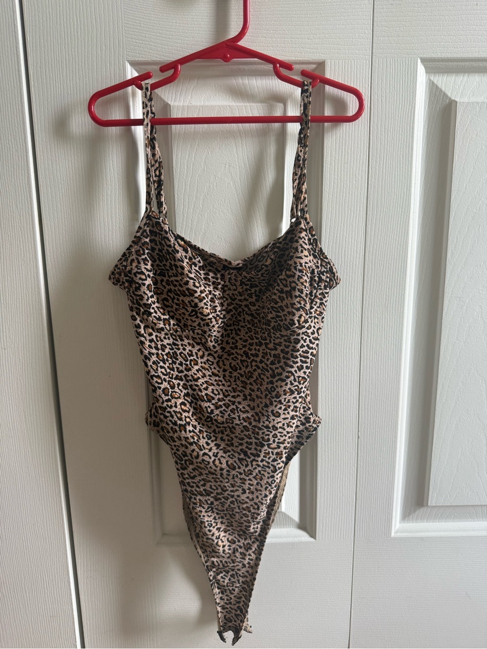 Leopard Print XS bodysuit tank